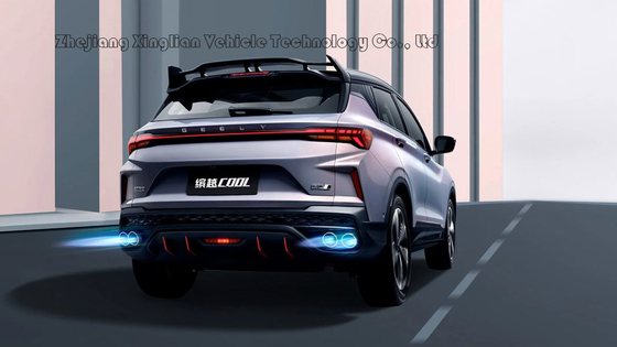 Geely Binyue Piccolo SUV a quattro ruote motrici Turbo Benzina elettrica pelle bianca LED con parti