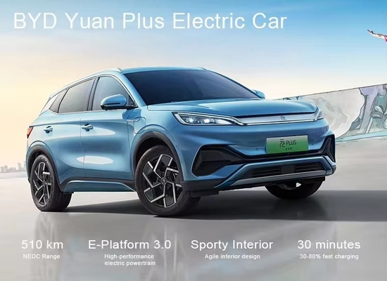 2024 BYD Yuan Plus Flagship SUV Personalizzazione Tempo di ricarica veloce 0,5h Richiesta personalizzata
