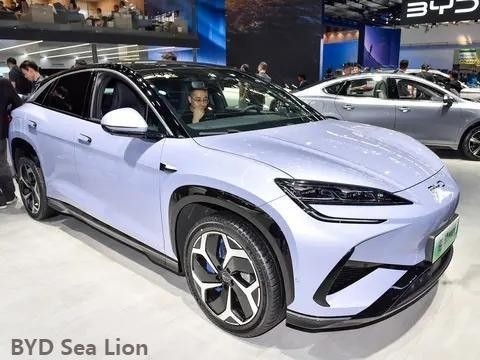 2024 Byd Sea Lion 07 EV puramente elettrico SUV di medie dimensioni con batteria da 71,8 Kwh