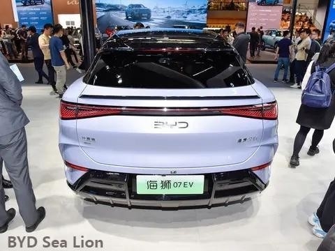 2024 Byd Sea Lion 07 EV puramente elettrico SUV di medie dimensioni con batteria da 71,8 Kwh