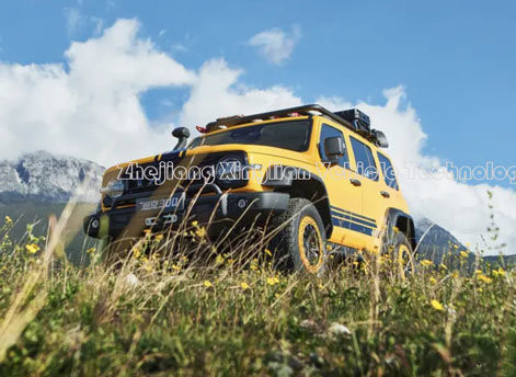 Great Wall Motor Tank 300 Challenger Auto a benzina con carrozzeria aperta e 5 posti a sedere