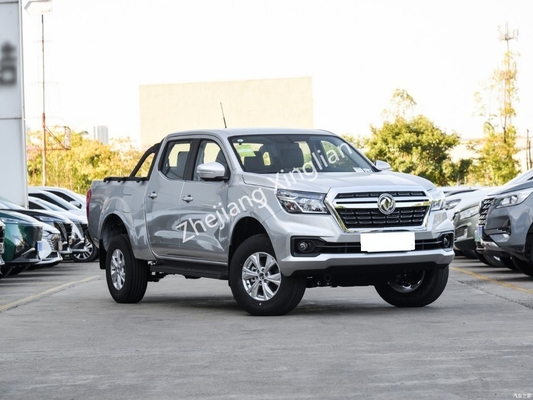 Dongfeng Rich 6 Double Cab Diesel 4X4 Mini Pickup Truck con guida a sinistra in giallo