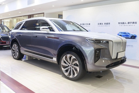 Hongqi E-HS9 2022 Electric EV Car 460km 7 Red Test Drive Sistema di frenata elettromagnetica