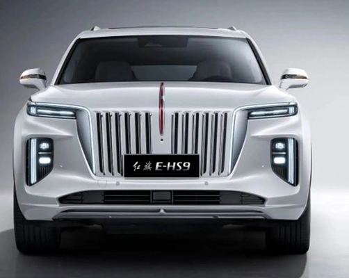 Hongqi E-HS9 2022 4 posti auto elettrica EV all'interno di Honggi Hong Qi Guangdong 6 siti