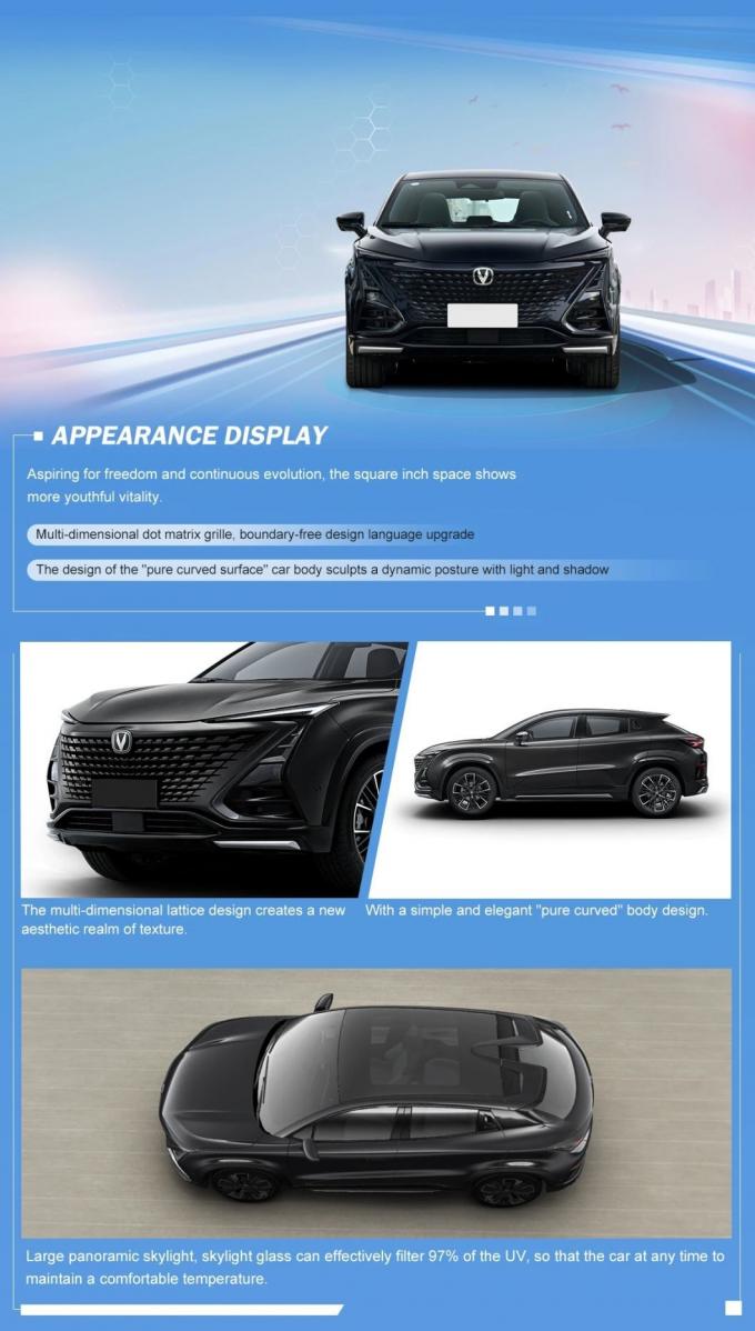 2022 Chang′an Uni-T Compact SUV1.5t 2.0t 7 Speed Dual Clutch Cheap Best-Selling New Gasoline Car
