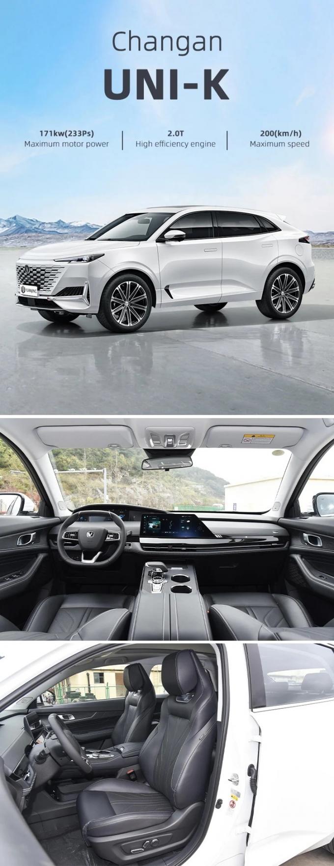 Gasoline Car 2024 Petrol SUV Car Changan Uni K Price Chang′an Uni-K 2.0t Petrol Vehicle Changan Uni-K Elite for Sale
